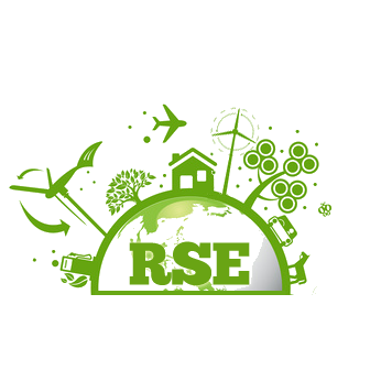 Logo RSE (responsabilité sociétale des entreprises)